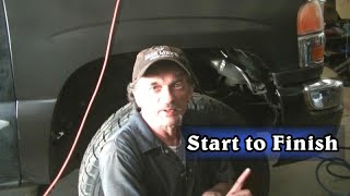 Front Passenger Fender Replacement  1999  2007 GMC Sierra [upl. by Wetzell913]