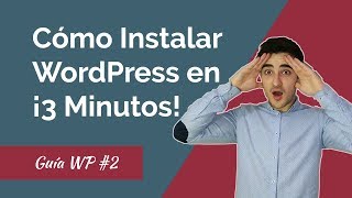 Cómo Instalar WordPress en tu Hosting ¡EN 3 MINUTOS [upl. by Marj]