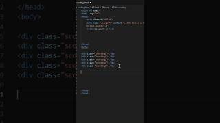 How to create multiple div with class in one click in VS Code  shorts vscode html ytshorts [upl. by Glynis63]