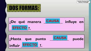 PREGUNTA DE INDAGACIÓN VARIABLES [upl. by Paine]