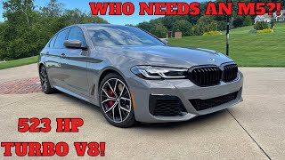 2022 BMW M550i xDrive Review  Better Value than an M5 [upl. by Mirilla]