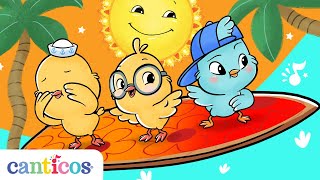 Canticos  5 Divertidas Canciones Infantiles Bilingües  Aprende y baila en inglés y español [upl. by Karolina]