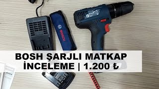 1200 ₺ Şarjlı Matkap İnceleme BOSH [upl. by Dirraj]