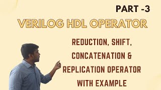 Reduction Shift Concatenation and Replication Operator  Part 3  S VIJAY MURUGAN [upl. by Anadal]