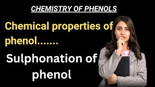 Chemical properties of phenol  Sulphonation of phenol  phenol [upl. by Diandre]