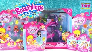 Splashlings Coral Playground 12 6 Pack Opening Toy Review  PSToyReviews [upl. by Farro]