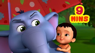 नाचता हाथी गीत  Hathi Raja Kids Song  Hindi Rhymes for Children  Infobells [upl. by Jens886]