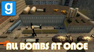 Blowing up all HBOMB bombs in Garrys Mod at the same time [upl. by Eralc128]