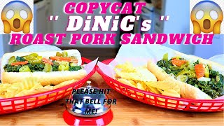 COPYCAT DiNiCs PORK SANDWICH HOWTO DiNiCs ROAST PORK SANDWICH PHILLY RECIPE YOUTUBE VIDEO RECIPE [upl. by Reisch910]