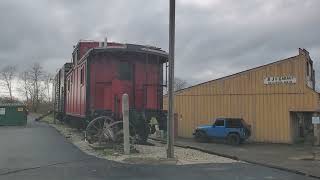 SMALL WESTERN TOWN SHOPPING CENTER IN WAYNESVILLE OHIO WITH THE SILVER SPUR WESTERN STORE [upl. by Alleul]