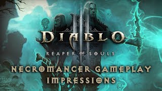 Diablo 3 Necromancer Gameplay Impressions  Worth it [upl. by Ortrud405]