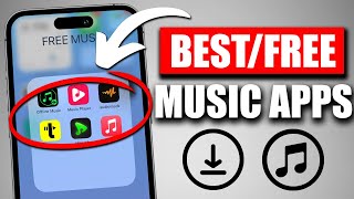 Top 3 Best FREE Music Apps For iPhoneAndroid 2024  Offline Music [upl. by Tynan663]