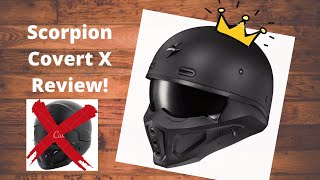 Review of the Scorpion Covert X Helmet [upl. by Elleoj677]