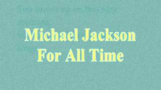 Michael Jackson For All Time Karaoke [upl. by Casta]