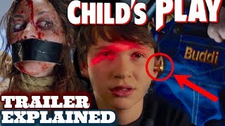 Childs Play 2019 Trailer Breakdown  Easter Eggs [upl. by Redneval563]