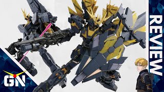 HGUC 1144 Unicorn Gundam 02 Banshee Norn Destroy Mode Green Frame Titanium Finish Ver — Unbox [upl. by Christi]