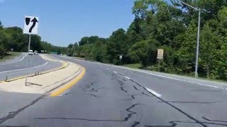 Southeast Boulevard MD 702 from Back River Neck Road to Eastern Avenue northbound [upl. by Lessur]