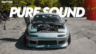 PURE SOUND V8 Miata drifting  NIGHTRIDE 4K [upl. by Meagher958]