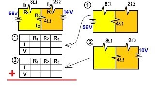 Physics 42 Ohms Law and Resistor Circuits 17 of 23 Superposition Theorem [upl. by Maybelle909]