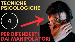 Tecniche Psicologiche per Difenderti dai Manipolatori e mantenere il Controllo [upl. by Enyaht]