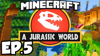 Jurassic World Minecraft Modded Survival Ep5  SMELTERY CASTS Rexxit Modpack [upl. by Dryfoos211]