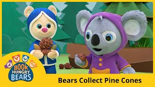 Book Hungry Bears  Bears Collect Pine Cones  Crystal  Animation For Kids [upl. by Yhtimit166]