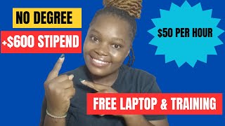 Work From Home Jobs  Earn 50 Per Hour With NO DEGREE Hiring Worldwide  wfhjobs2024 [upl. by Slin]