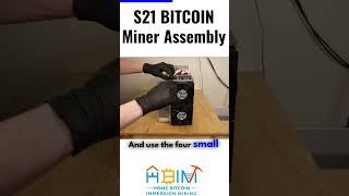 EP4907 S21 BITCOIN Miner Assembly btcmining immersioncooling [upl. by Eldoria574]