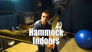 How to hang a hammock indoors [upl. by Narud]