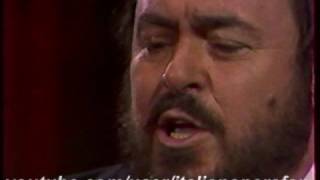 Luciano Pavarotti  Bellini  Vaga Luna  Paris  1985 [upl. by Boarer]