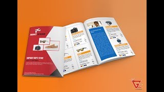 How to Create Catalogue Design in Adobe Photoshop [upl. by Pahl770]