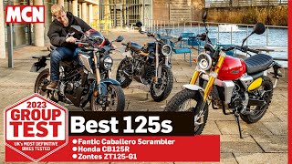 Searching for the best 125 motorcycle for a beginner biker  MCN Review [upl. by Mayda]