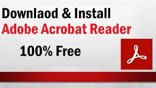 How To Download and Install Adobe Acrobat Reader DC  Download Adobe Acrobat Reader [upl. by Ginsburg]