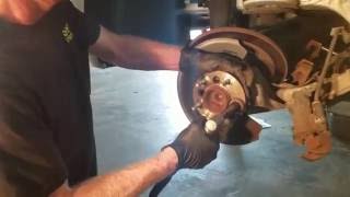 How to Replace Rear Brake  2003 Buick Lesabre [upl. by Mendelsohn668]