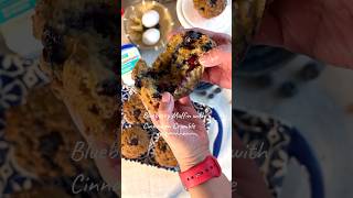 Blueberry Muffin with Cinnamon Crumble baking ads [upl. by Mosier]