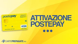 Attivazione Postepay Poste Italiane ecco come attivare una carta Postepay [upl. by Ponzo230]