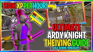 OSRS  How To Thieve Ardougne Knights  Up to 230K XP Per Hour   EVERYTHING YOU NEED TO KNOW [upl. by Ruthi]