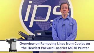 HP M630  Removing Lines from Copies [upl. by Llirret320]