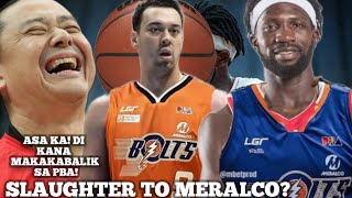 TINDI NETO PAGNATULOY GREG SLAUGHTER TO MERALCO BOLTS PAPALITAN NA BA SI DURHAM [upl. by Noral560]