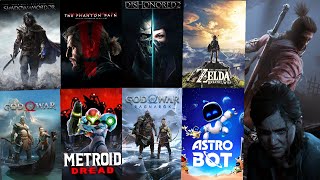 Ranking EVERY Action Adventure Game Of The Year Top 11 Games [upl. by Nyrhtakyram704]