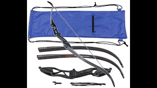 Top Archery 56 Inch Takedown Recurve 35 lb limbs Unboxing Setup Testing Initial Review [upl. by Hannon]