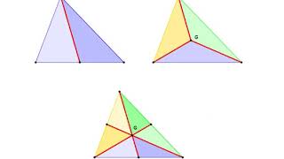 Mediana II  Centrul de greutate  Linii importante in triunghi  Matematica  Geometrie [upl. by Lundgren]