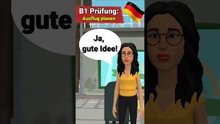 B1 mündliche Prüfung Deutsch  Gemeinsam etwas planenDialog sprechen B1 [upl. by Arodasi]