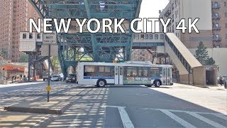 Driving Downtown  Harlem 4K  New York City USA [upl. by Leanne]