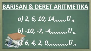 Barisan dan deret aritmetika Cara mudah menentukan rumus suku ke n barisan dan deret aritmetika [upl. by Hannan]