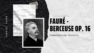 Fauré  Berceuse Op 16 [upl. by Kaleena]