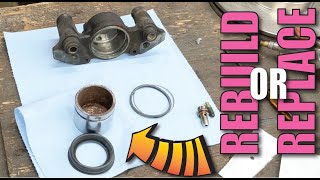 How to Rebuild a Brake Caliper or should you Replace it [upl. by Heuser]