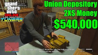 GTA 5 Online The Union Depository Heist Gold 2X Money [upl. by Siletotsira]