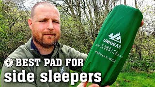 BEST BUDGET Sleeping Pad for side sleepers unigear camfy p3 [upl. by Etteb]