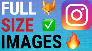 How To Post Full Sized Images To Instagram [upl. by Renate]